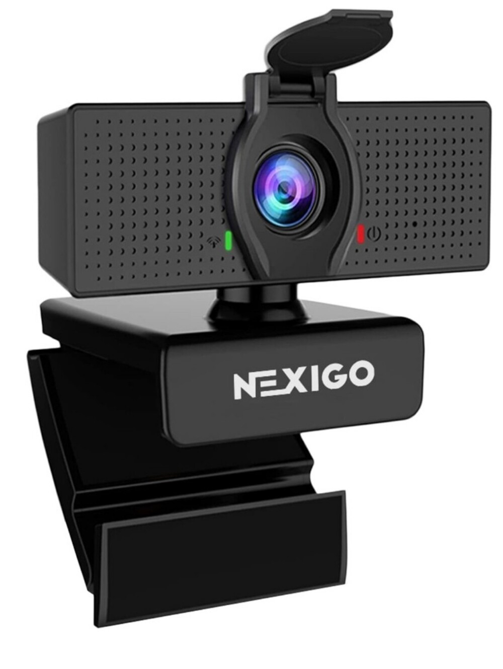 Nexigo Black HD Webcam with Clip Mount - USB Computer Camera NIB